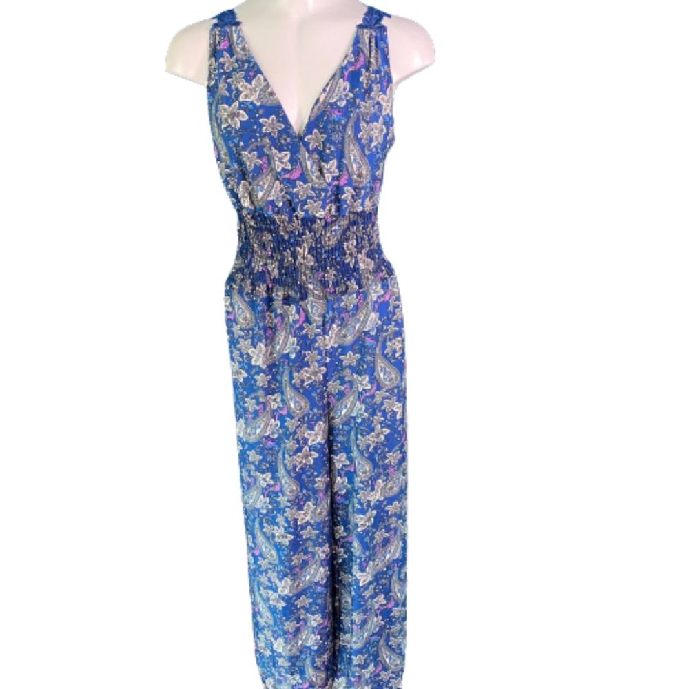 ACE Fashion Floral Paisley Jumpsuit
